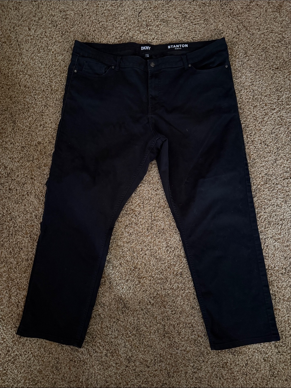 DKNY Men’s Slim Fit Black Jeans